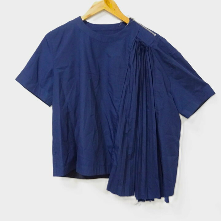 楽天市場】【中古】Sacai(サカイ) プリーツアシンメトリーデザイン 