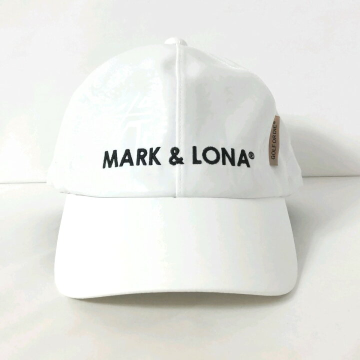 楽天市場】【中古】MARK&LONA(マークアンドロナ) キャップ 白×黒 