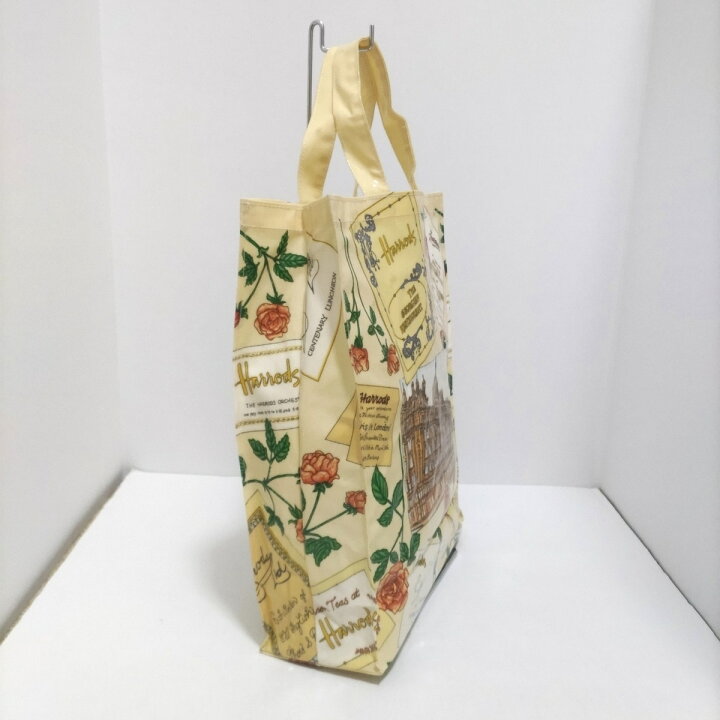 楽天市場】【中古】HARRODS(ハロッズ) トートバッグ 花柄 アイボリー 