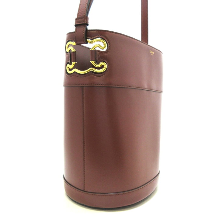 楽天市場】【中古】CELINE(セリーヌ) トリオンフフレーム バケット 