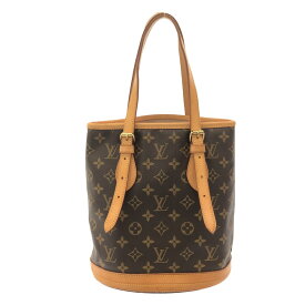 【中古】LOUIS VUITTON(ルイヴィトン) プチ・バケット ショルダーバッグ モノグラム・キャンバス