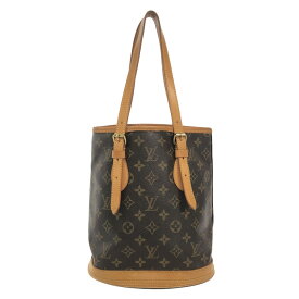 【中古】LOUIS VUITTON(ルイヴィトン) プチ・バケット ショルダーバッグ モノグラム・キャンバス