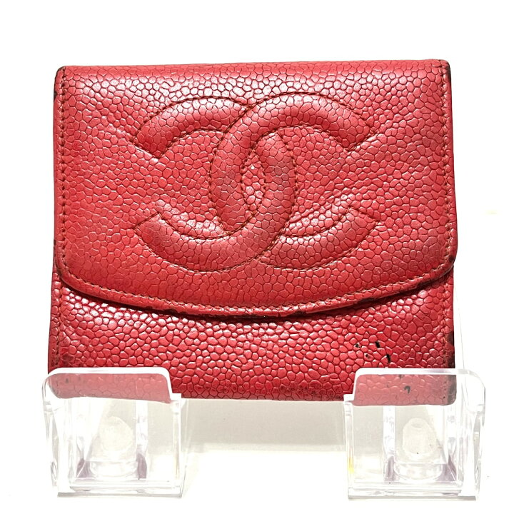 楽天市場】【中古】CHANEL(シャネル) コインケース ココマーク レッド 