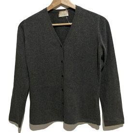 【中古】HARRODS(ハロッズ) カーディガン 長袖 グレー