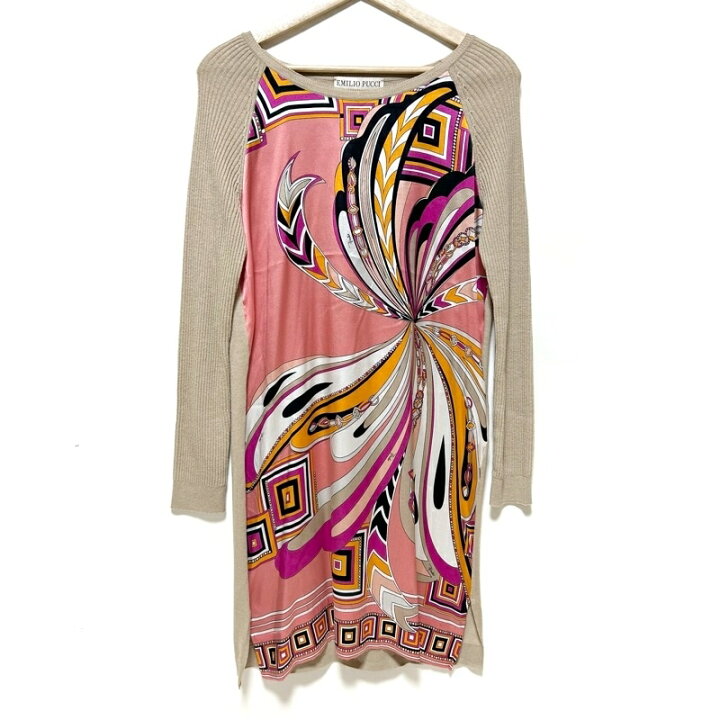 楽天市場】【中古】EMILIO PUCCI(エミリオプッチ) ワンピース クルー 
