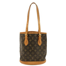 【中古】LOUIS VUITTON(ルイヴィトン) プチ・バケット ショルダーバッグ モノグラム・キャンバス