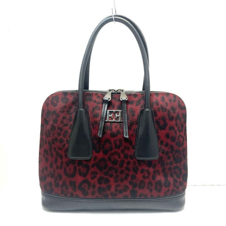 楽天市場】【新着】【中古】ESCADA(エスカーダ) ハンドバッグ 豹柄 