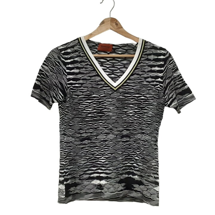 楽天市場】【中古】MISSONI(ミッソーニ) 半袖カットソー Vネック 