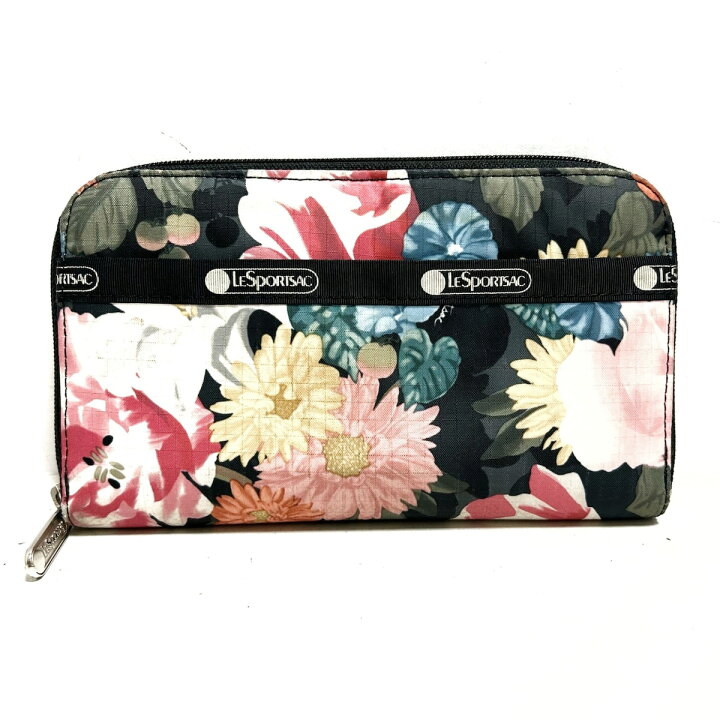 楽天市場】【中古】LESPORTSAC(レスポートサック) 長財布 花柄 
