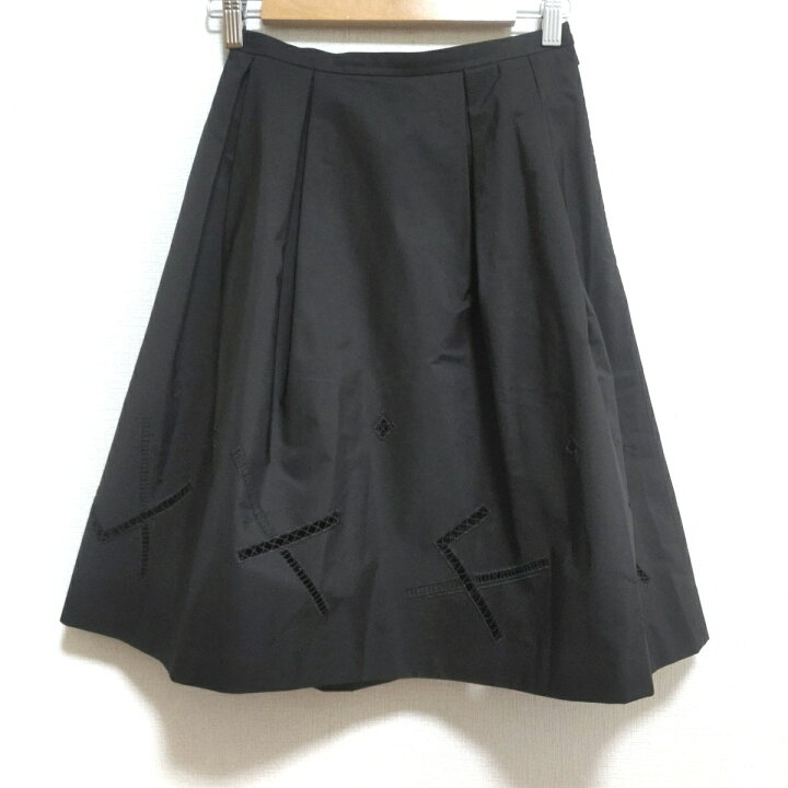 楽天市場】【中古】Rene(ルネ) スカート ひざ丈/メッシュ 黒 