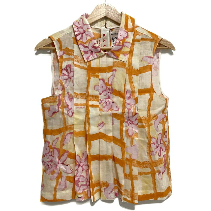 楽天市場】【中古】MARNI(マルニ) ノースリーブシャツブラウス 