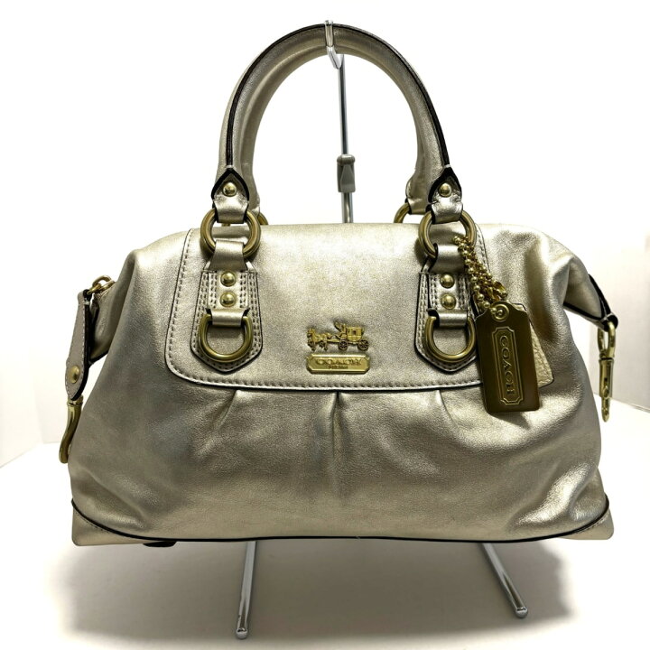 楽天市場】【中古】COACH(コーチ) マディソンレザーサブリナ  