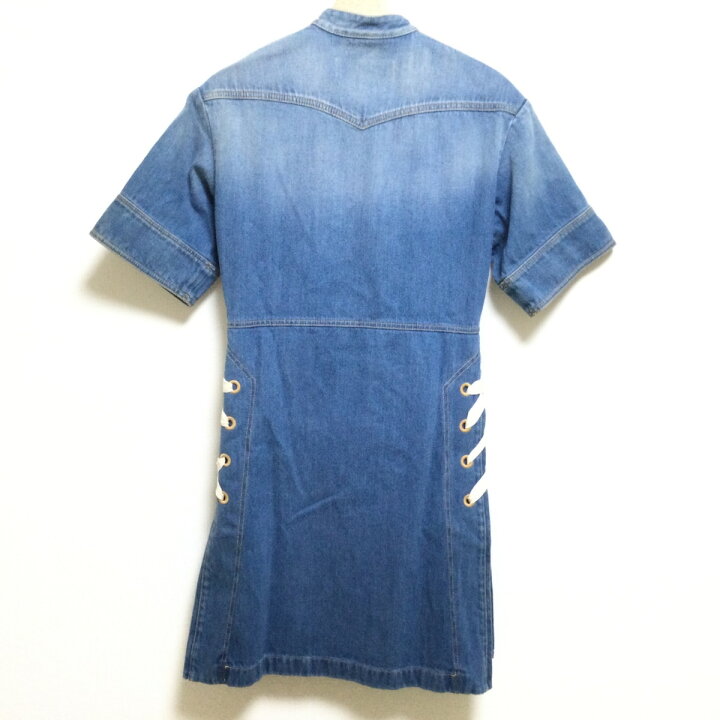 楽天市場】【中古】GUCCI(グッチ) ワンピース 半袖/ひざ丈/デニム 