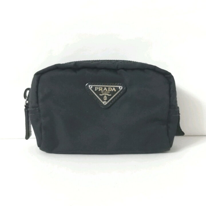 楽天市場】【中古】PRADA(プラダ) ポーチ ミニサイズ 黒 : ブラン  