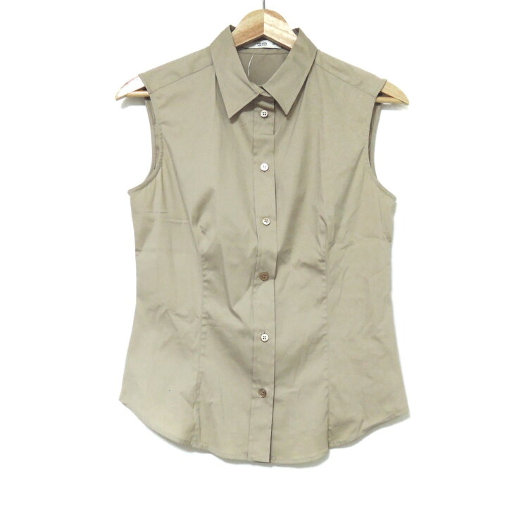 楽天市場】【中古】PRADA(プラダ) ノースリーブシャツブラウス 