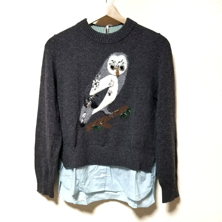 楽天市場】【中古】MUVEIL(ミュベール) 長袖セーター ハイネック/裾 