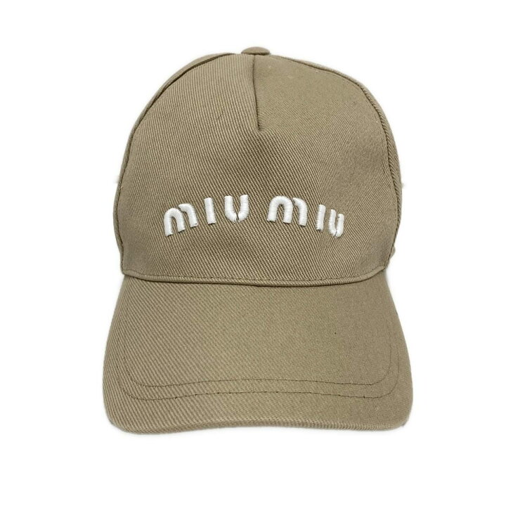 楽天市場】【中古】miumiu(ミュウミュウ) ドリル ベースボールキャップ  