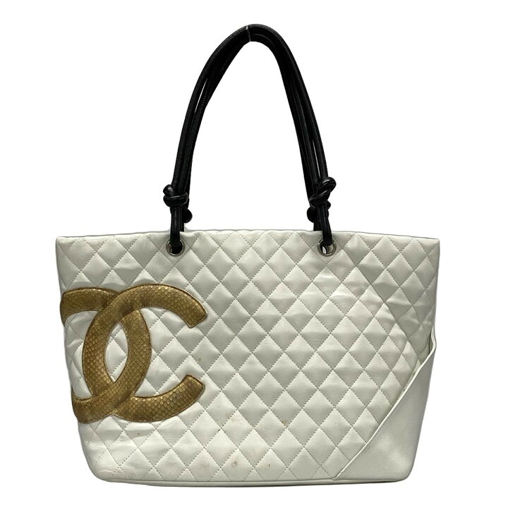 楽天市場】【新着】【中古】CHANEL(シャネル) カンボンラインラージ 