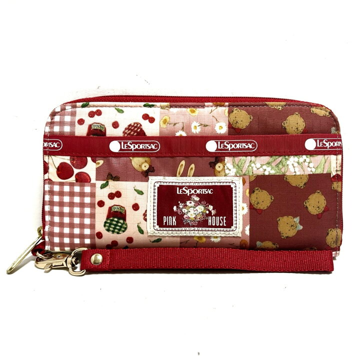 楽天市場】【中古】LESPORTSAC(レスポートサック) 長財布 クマ 