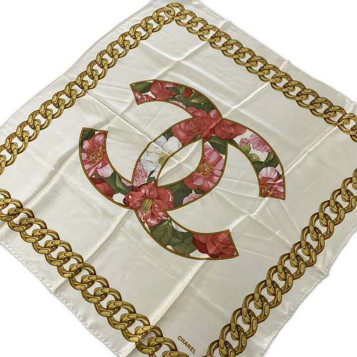 楽天市場】【中古】CHANEL(シャネル) ココマーク スカーフ 