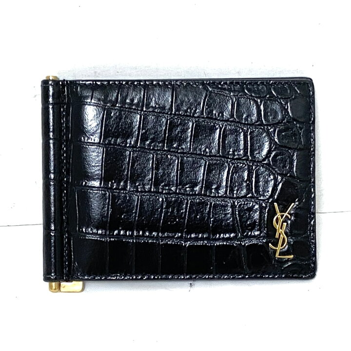 楽天市場】【中古】SAINT LAURENT PARIS(サンローランパリ) 札入れ 