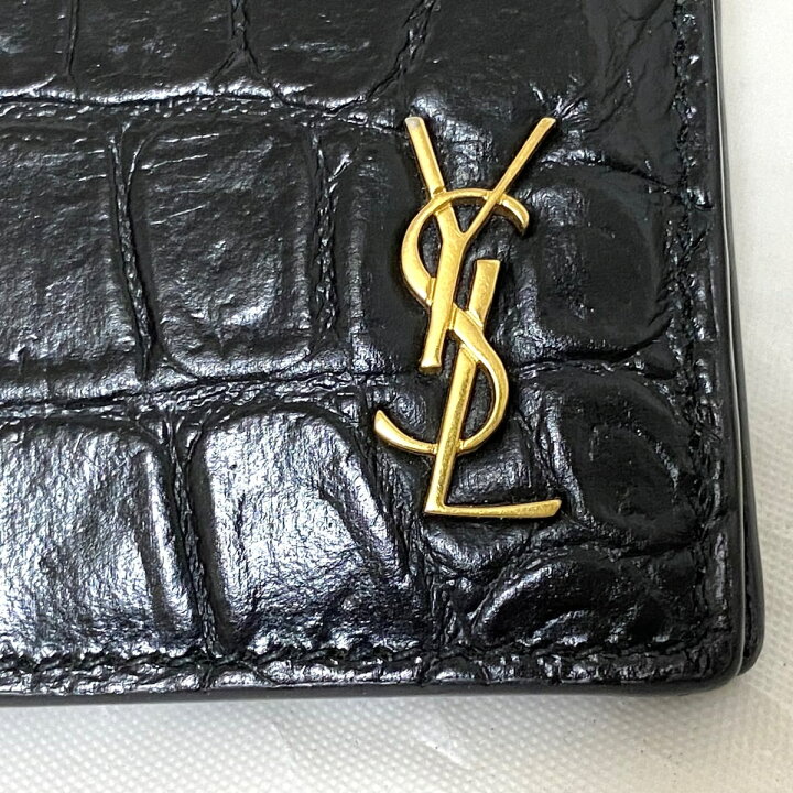 楽天市場】【中古】SAINT LAURENT PARIS(サンローランパリ) 札入れ 