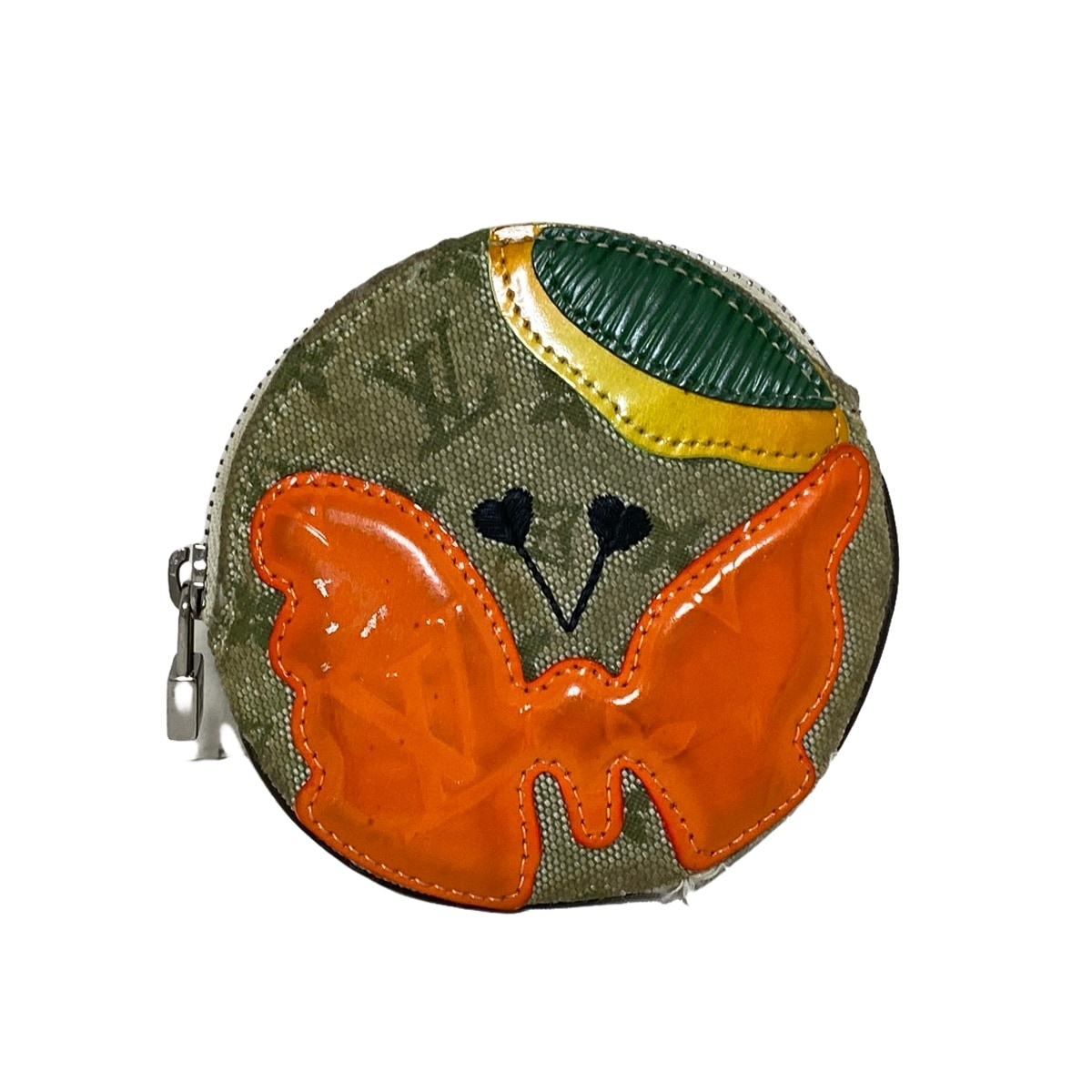 【中古】LOUIS VUITTON(ルイヴィトン) ポルトモネロン コインケース カーキ