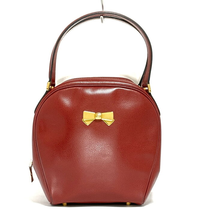 楽天市場】【中古】NINARICCI(ニナリッチ) ハンドバッグ リボン レッド 