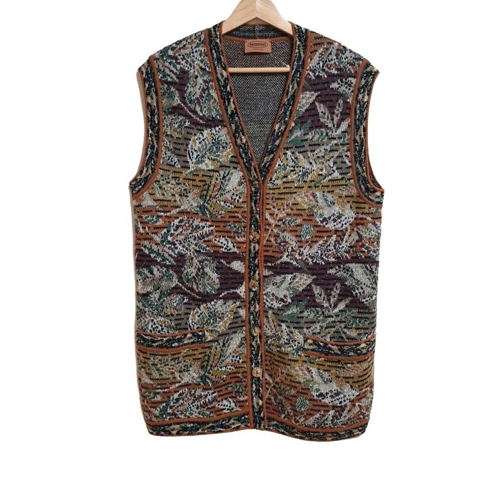 楽天市場】【中古】MISSONI(ミッソーニ) ベスト ブラウン×マルチ 