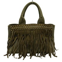楽天市場】prada カナパ カーキの通販 