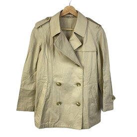 【中古】Burberry Blue Label(バーバリーブルーレーベル) トレンチコート 長袖/ショート丈/春/秋 ベージュ