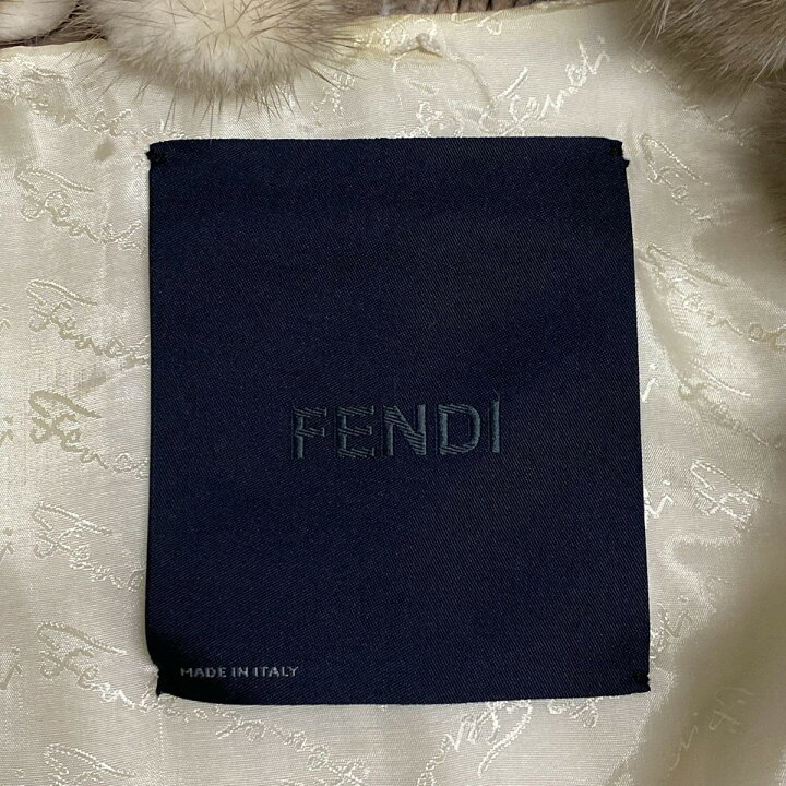 楽天市場】【中古】FENDI(フェンディ) コート 長袖/ファー/秋/冬  