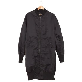 【中古】Y-3(ワイスリー) コート 長袖/春/秋/MA-1/バッグプリント/adidas 黒