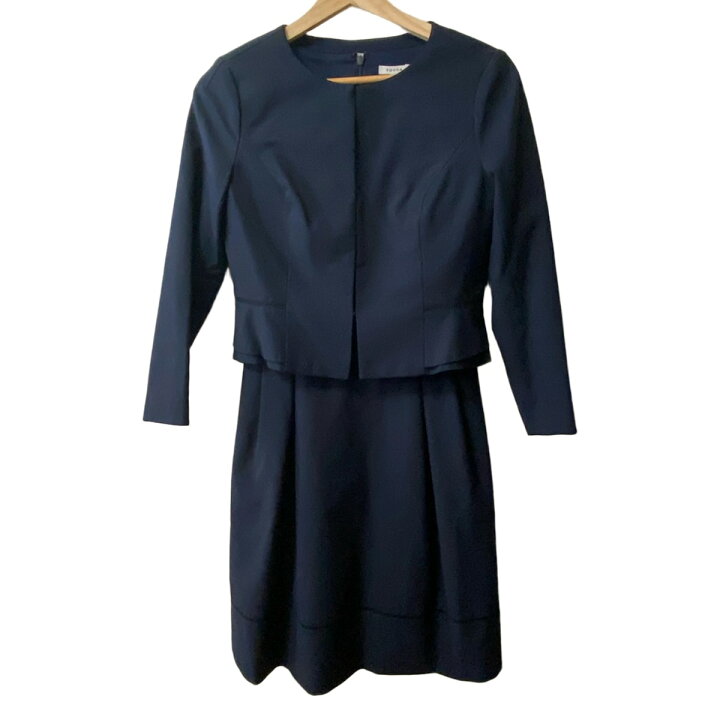 楽天市場】【中古】TOCCA(トッカ) ワンピーススーツ レース ネイビー 