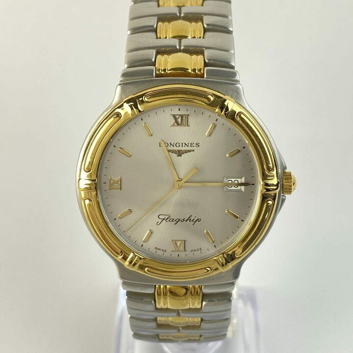 新着】【中古】LONGINES(ロンジン) フラッグシップ 穿け 腕時計 シルバー