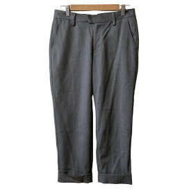 【中古】GRANDMA MAMA DAUGHTER(グランマママドーター) パンツ クロップド(半端丈) グレー