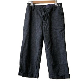 【中古】GRANDMA MAMA DAUGHTER(グランマママドーター) パンツ クロップド(半端丈) ダークグレー