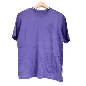 【中古】HERMES(エルメス) 半袖Tシャツ 刺繍 パープル