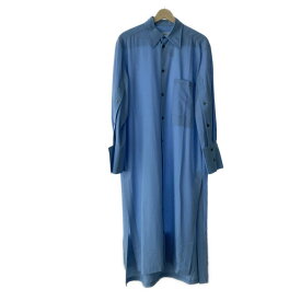 【中古】Ujoh(ウジョー) ワンピース 長袖/ロング/シャツワンピ ライトブルー