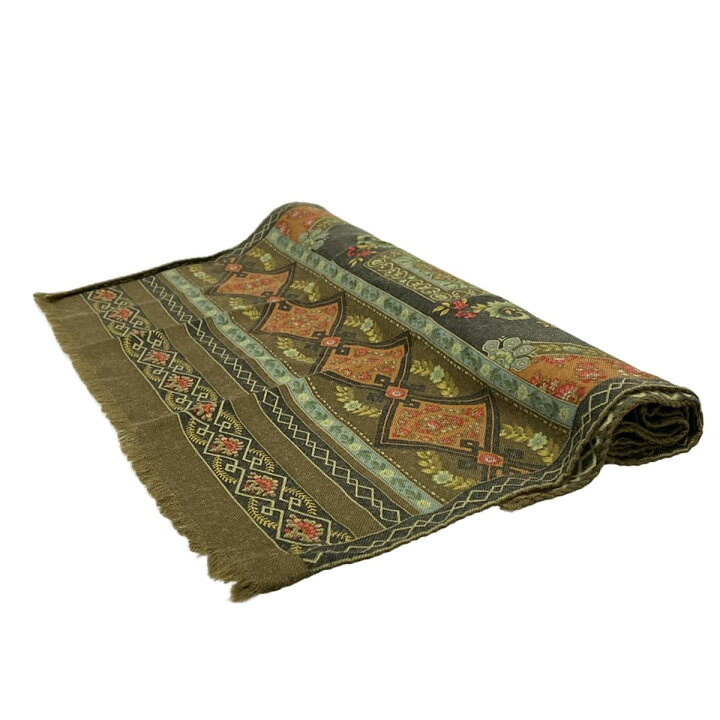 楽天市場】【中古】ETRO(エトロ) ストール(ショール) カーキ×ブラウン  