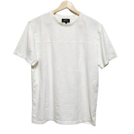 【中古】A.P.C.(アーペーセー) 半袖Tシャツ クルーネック アイボリー