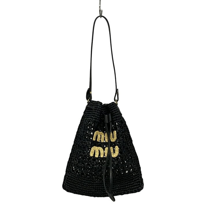楽天市場】【中古】miumiu(ミュウミュウ) ウーブンファブリック ミニ 
