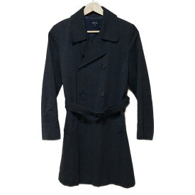【中古】A.P.C.(アーペーセー) トレンチコート 長袖/春/秋 ダークグレー
