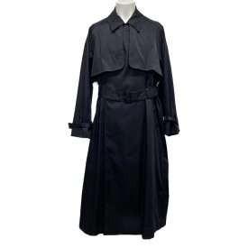【中古】HYKE(ハイク) トレンチコート 長袖/2024SS/オーバーサイズ/春/秋 黒
