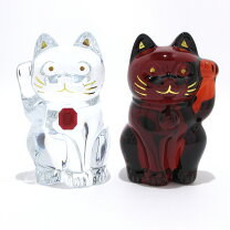 楽天市場】バカラ レッド 招き猫の通販 
