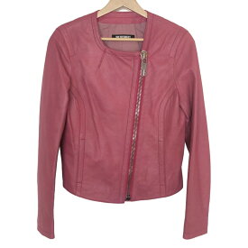 【中古】DIRK BIKKEMBERGS(ダークビッケンバーグ) ブルゾン 長袖/レザー/秋 ピンク