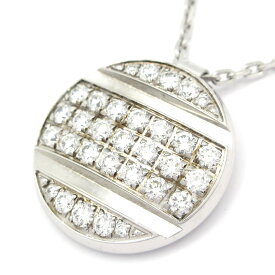 【中古】CHAUMET(ショーメ) クラスワン スタッズ ネックレス パヴェダイヤ K18WG×ダイヤモンド