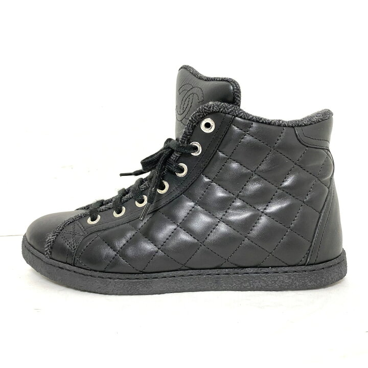 楽天市場】【新着】【中古】CHANEL(シャネル) スニーカー ハイカット 