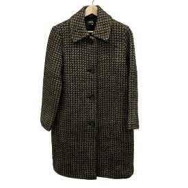 【中古】A.P.C.(アーペーセー) コート 長袖/秋/冬 ブラウン×黒