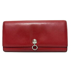 【中古】FENDI(フェンディ) バイザウェイ 長財布 レッド レザー